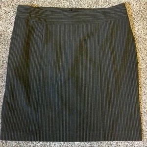 Size 14 George black pinstriped pencil skirt